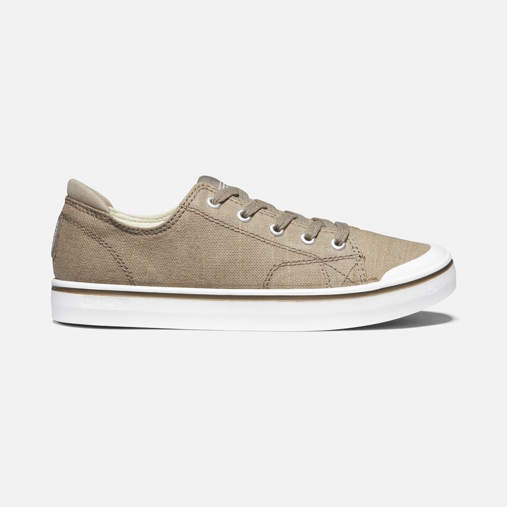 Keen Canvas Schoenen Dames Khaki - Elsa Iv Sneaker - 57230-ZDBM